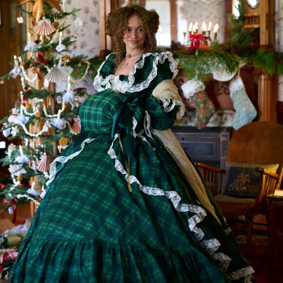 Selkie Beth Plaid Waltz Gown - S / NWOT - Picture 1 of 8